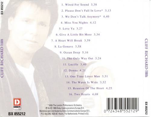 Cliff Richard 1980s : Back